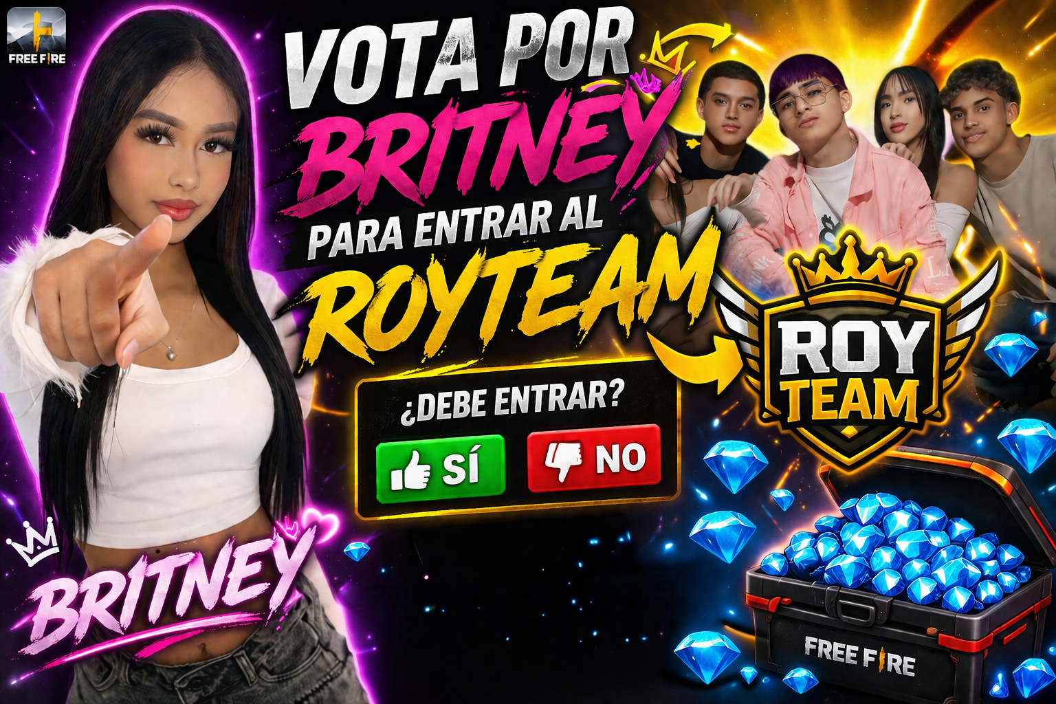 Vota por Britney para Royteam